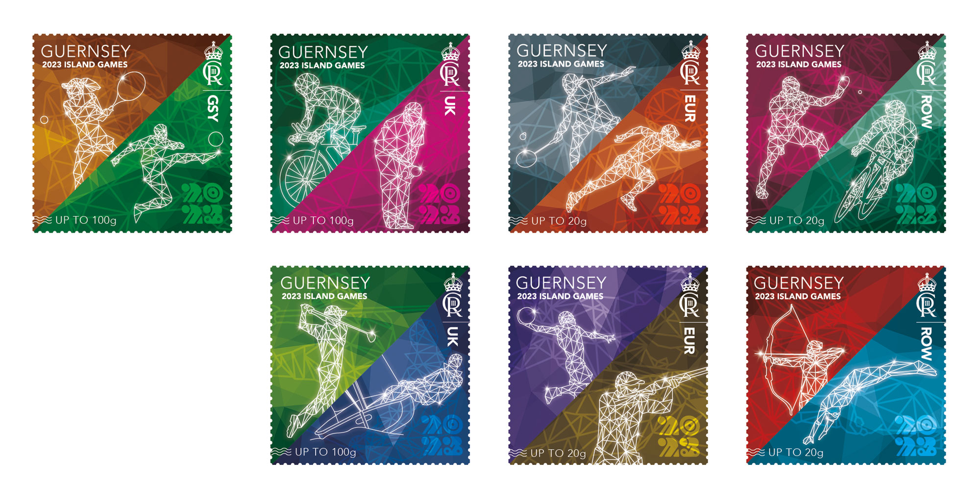 Set of 7 Stamps